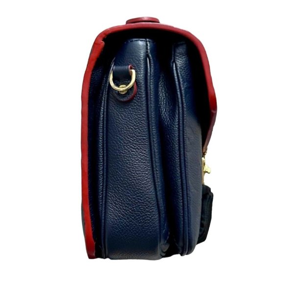 LOUIS VUITTON Metis Crossbody Pochette Monogram Empreinte Leather Marine Rouge - Picture 7 of 15